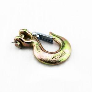 G70 Taotut metalliseos A331 Clevis Slip-koukku, jossa lukko YZ