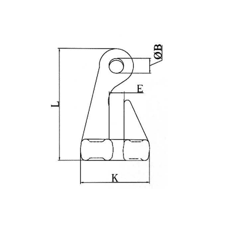 Taotut Alloy Eye Bend Hook ZP
