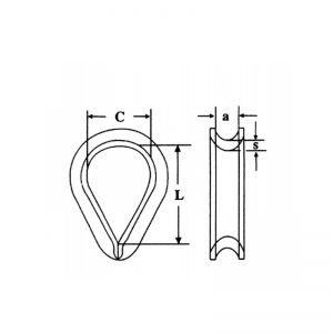 DIN6899 B Lanka köysi sinkitty