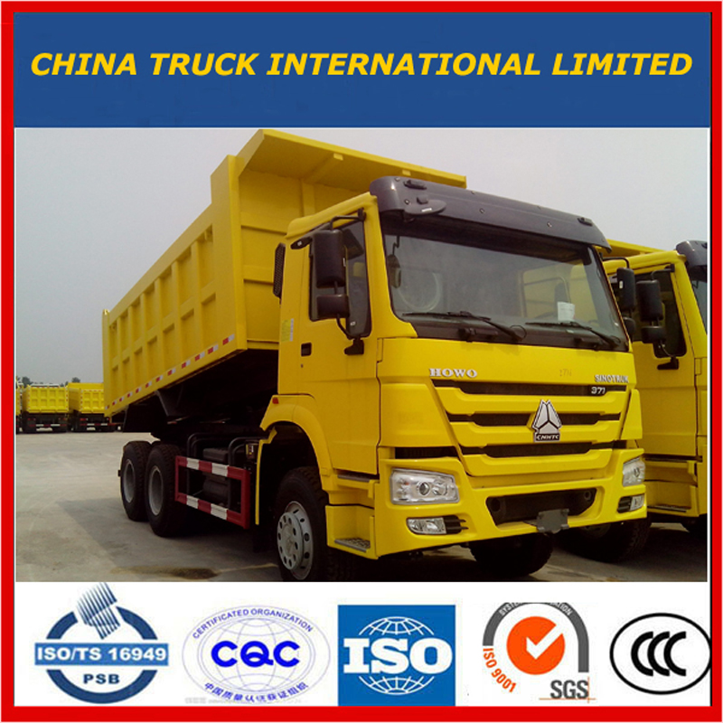 Sinotruk HOWO 20Cubic Meters 371 6X4 raskas kippiauto