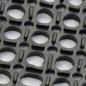 Lukittuva SBR-kumi Viemärikumimatto hiihtokeskuksiin ja leikkikenttään