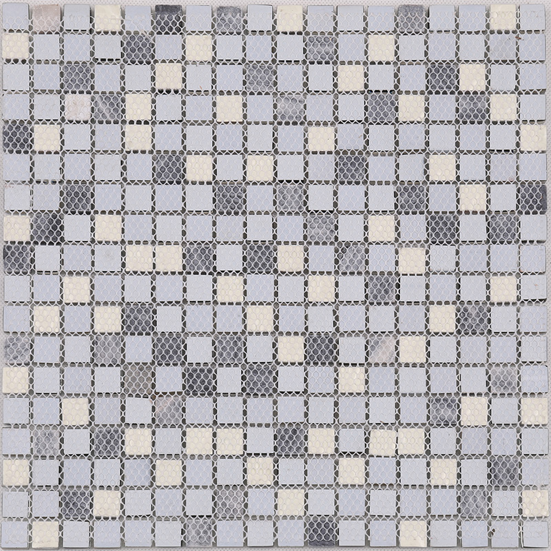 Korkealaatuinen uusin muotoiltu kristallilasi-mosaiikkisekoite kivimetallia keittiön Backsplash-seinälaatoille kiiltävä musta