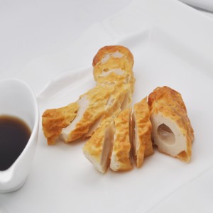 Pakastettu paahdettu kalanrulla