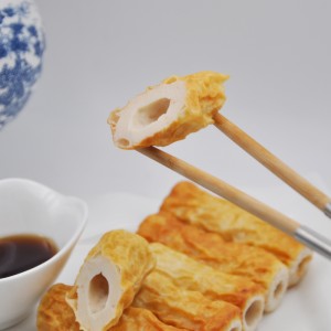 Pakastettu paahdettu kalanrulla