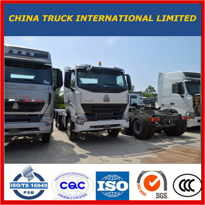 Kiina 6X4 A7 420HP 10wheels HOWO Hinausauto / Traktorikuorma-auto