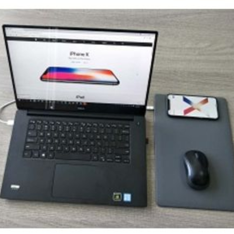 10 W langaton nopea laturi -hiirimatto iPhone XS: lle, iPhone XR: lle, Samsungille ja eri älypuhelimille