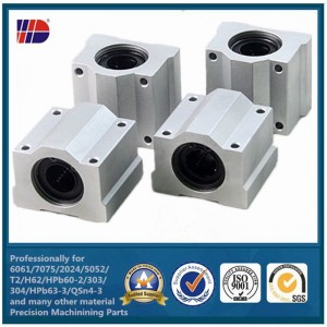 Kiinalainen tehdas Custom alumiinitarvikkeet CNC-koneistusosat