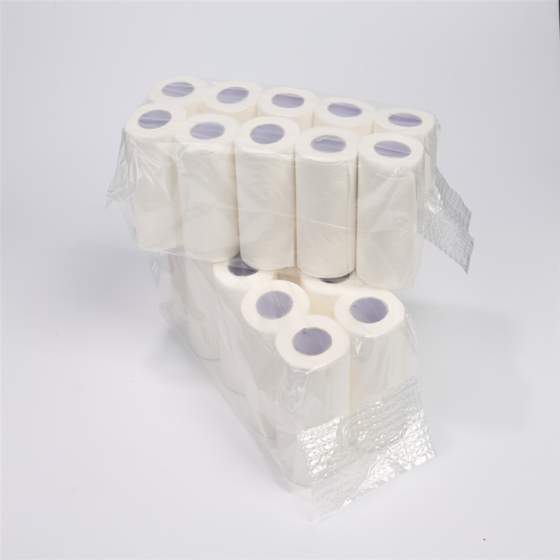 Valkaisematon bambupehmeä WC-paperirulla kudospaperia käytettäväksi WC / rullapaperia varten