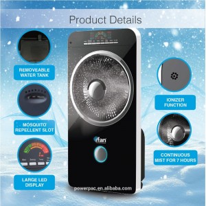 iFan -PowerPac Mist Fan ilmanjäähdytin ionisaattorilla (IF7878) Varastot Kodinkoneet (saatavissa olevat varastot)
