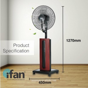 iFan-PowerPac Mist Fan -ilmanjäähdytin hyttyskarkotuksella (IF7575) varastot Kodinkoneet (saatavissa olevat varastot)