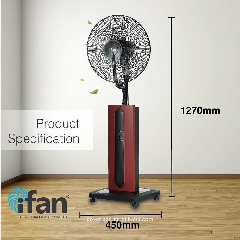 iFan-PowerPac Mist Fan -ilmanjäähdytin hyttyskarkotuksella (IF7575) varastot Kodinkoneet (saatavissa olevat varastot)