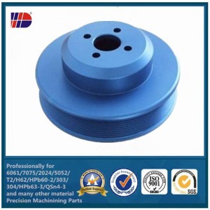 Räätälöity koneen varaosa Tarkkuus CNC-työstöosat alumiinilla