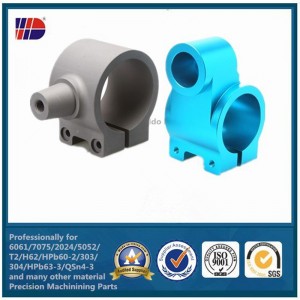 Räätälöity koneen varaosa Tarkkuus CNC-työstöosat alumiinilla