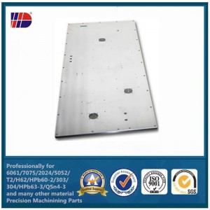 Mukautettu cnc-työstö alumiinilevystä cnc-jyrsintäosat eloksoidulla hiekkapuhalluksella