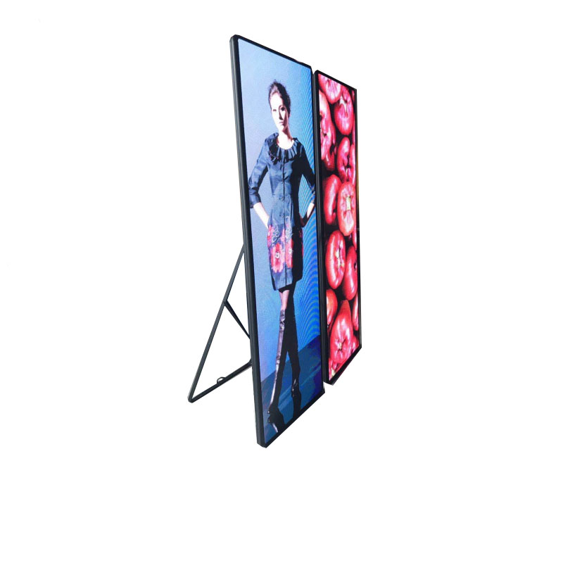 P2 P2.5 P3 Indoor Poster Advertising Stand LED-näyttö / peilin LED-näyttö /