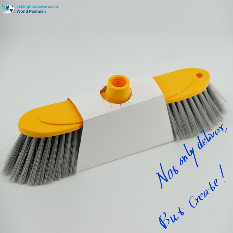 Akbrand Plastic Broom Head Shuttle -muotoinen harjalauta ripustettavalla reiällä