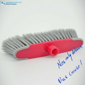 Akbrand pyöreä vanne muovipuhdistuspää pehmeällä TPR-molemmilla puolilla Bordure