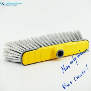 Akbrand-muovipuhdistuspää kovalla PP-bordurella