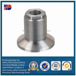 ruostumattomasta teräksestä valmistettu alumiinimetalli. Tarkkuus-CNC-sorvauskoneet