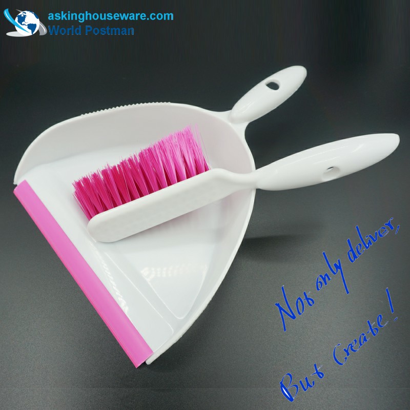 Akbrand Dustpan -harjapeite laajemmalla sisäänkäynnillä ja PVC-linjalla