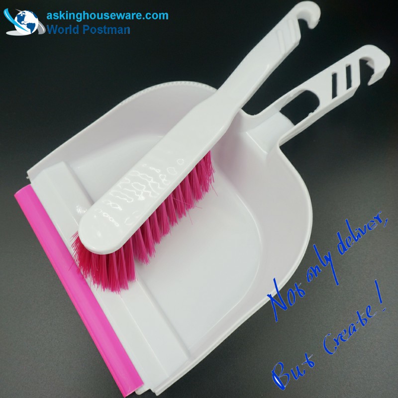 Akbrand Square Dustpan -harjapuhdin kahvanlukolla