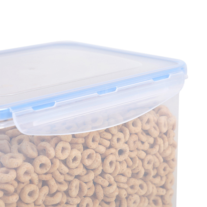 122,99 unssia / 3,6 l: n keittiö BPA-ilmaisia ​​muovivuotoja kestäviä viljavarastoja, joissa lukituskannet