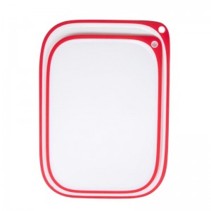 Monikokoinen luistamaton muoviset keittiönleikkuulaudat