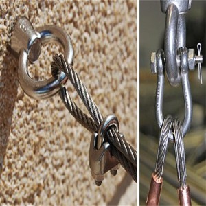 Metrinen lanka sinkitty DIN580 -ruuvipultti