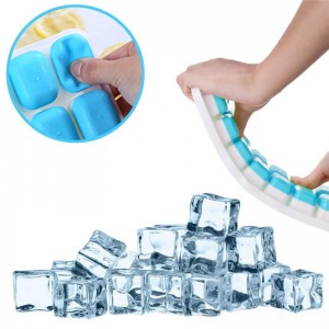 Kestävät, helposti vapautuvat silikoni-joustavat 14-jäätelineet