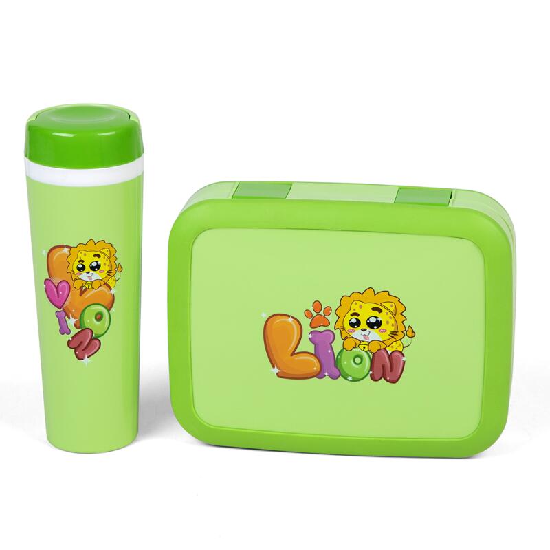 Vuotokestävä 4-osastoinen Bento-Style lasten lounasrasia