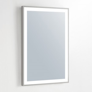 EU: n ja Yhdysvaltojen ylellinen LED-valaistu taustavalaistu kylpyhuonepeili-ENE-AL-108