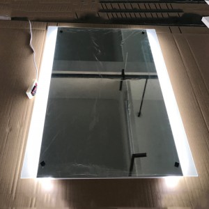 EU: n ja Yhdysvaltojen ylellinen LED-valaistu taustavalaistu kylpyhuonepeili-ENE-AL-105