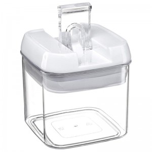 6-osainen BPA-ilmainen muovinen ilmatiivis ruokarasvan säilytysastiasarja