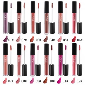 Yksityinen etiketti korkealaatuinen Colorpop Matte Lipgloss nestemäinen huulipuna OEM Lipgloss