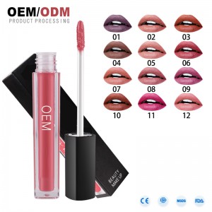Yksityinen etiketti korkealaatuinen Colorpop Matte Lipgloss nestemäinen huulipuna OEM Lipgloss