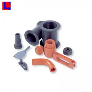 Räätälöity valettu erikoismuotoinen kumiosa