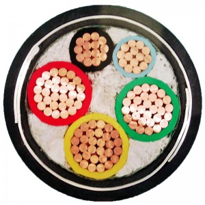 5-ytinen 0,6 / 1 kV LV-virtajohto 5x16mm2 5x25mm2 5x95mm2 5x120mm2