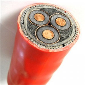 SANS 1339 XLPE eristetty 6mm 3-ydininen Swa-panssaroitu kaapeli nimellisjännitteille 3,8 / 6,6 KV - 19/33 KV