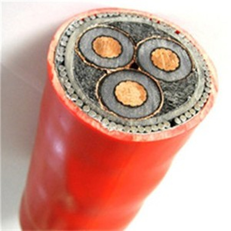 240mm 3-ydininen Cu 185sqmm moniytiminen panssaroitu kaapeli Xlpe Swa Pvc 33kv