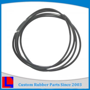 hyvä joustavuus mittatilaustyönä tehty keltainen litteä kumilevy