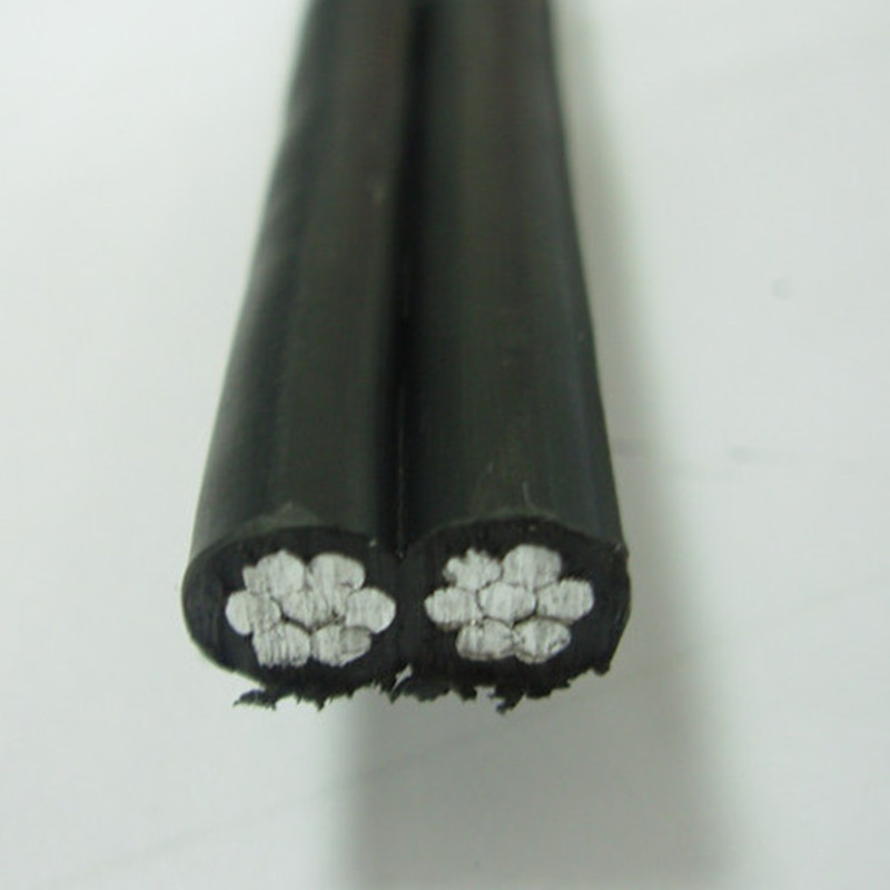 Matalajännitteinen kaksipuolisesti eristetty ABC-virtakaapeli 2x16mm2 NFC 33-209 Standard