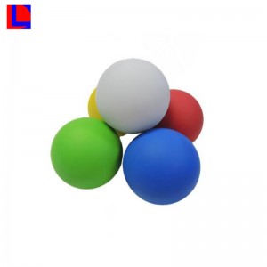 Korkealaatuinen minkä kokoinen 100 mm musta kiinteä kumipallo