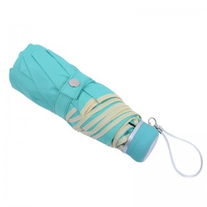 räätälöity 5-kertainen kevyt mini sateenvarjo myynninedistämistä varten