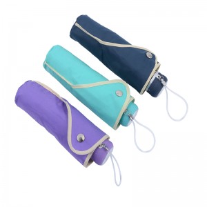 räätälöity 5-kertainen kevyt mini sateenvarjo myynninedistämistä varten