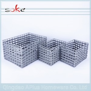 PE-rottinki käsin hulluttava kudottu varastotila