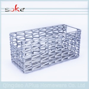 Kuuma myynti PE-rottinki-kudottu säilytyskori