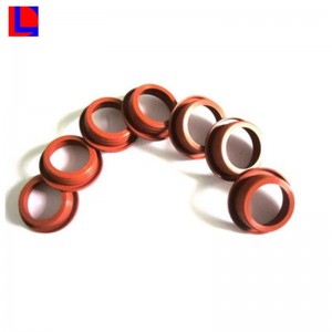 Räätälöity punainen silikonikumitiiviste sähköiseen käyttöön