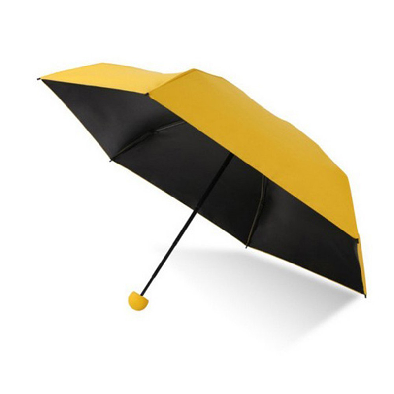 Tukku kiinalainen aurinkovarjo Halpa Mini Capsule Advertising 5 taitettava sateenvarjo