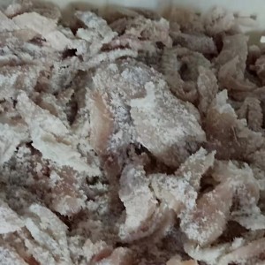 Kuivat suolatut Alaskan pollockfileet