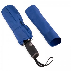 23 tuuman 2-kerroksinen tuulenpitävä 3-taittuva sateenvarjo